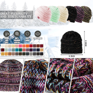 Sombreros de <span class=keywords><strong>invierno</strong></span> acanalados de punto de cable sólido de fábrica para mujer Beanie acrílico cálido sombrero de cubo de punto <span class=keywords><strong>gorro</strong></span> de ganchillo de lujo - Product Image 2