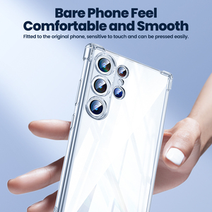Funda Protectora Anti-Caídas Toocki con Airbag, Marco de TPU Suave Transparente, Ajuste 1:1, Protección de Lente, Anti-Amarilleo para <span class=keywords><strong>Samsung</strong></span> <span class=keywords><strong>S21</strong></span>-24 A53-54 - Product Image 2