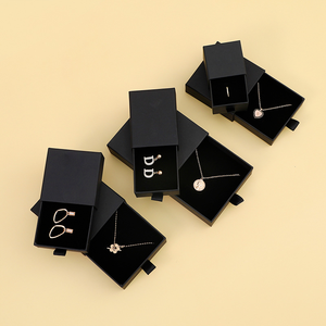 Boîte Cadeau d'Emballage de Bijoux en Carton Personnalisée avec Logo, Tiroir pour Collier, Boucles d'Oreilles, Bracelet, Bague - Product Image 5