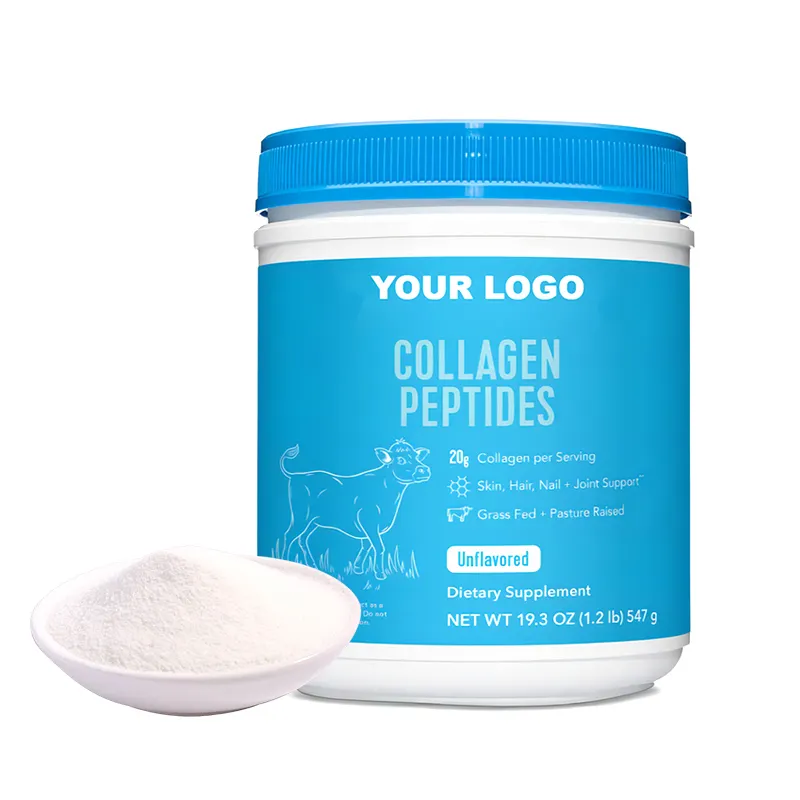 OEM/ODM Your Brand Logo Multi Proteins Powder Hydrolyzed Fish Collagen Peptide Powder