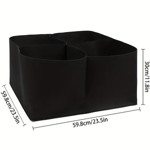 Sacs de plantation en feutre non tissé épaissi - Respirants et biodégradables pour le repiquage d'arbres, les pots de fleurs, les semis et la décoration intérieure - Product Image 5
