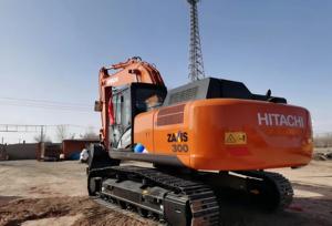 Excavadora de cadenas Hitachi Zaxis 300 naranja, equipo de construcción de alta resistencia - Product Image 5