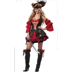 <span class=keywords><strong>Disfraz</strong></span> de Pirata Capitán Ja Echo para Halloween, Ropa Tradicional <span class=keywords><strong>China</strong></span> para <span class=keywords><strong>Mujer</strong></span>, Actuación Escénica, Moda Étnica - Product Image 3