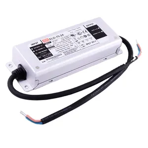 Mw có nghĩa là tốt ELG-75-24B 24V 3.15A 75.6W Điện áp không đổi và liên tục hiện tại dẫn lái xe được xây dựng trong hoạt động PFC chức năng