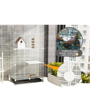 Hoàn thành thiết lập cho động vật nhỏ Extra-lớn kim loại biệt thự <span class=keywords><strong>chinchilla</strong></span> Tủ lồng Vàng hamster làm tổ cho HAMSTER SÓC - Product Image 5