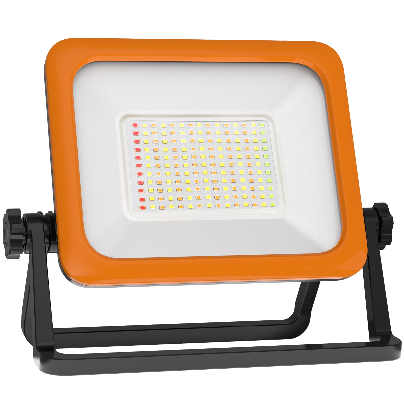 Rechargeable Portable LED Work Flood Light with IP55 Waterproof ABS Construction Emergency Lamp for Workshop & Garden Use