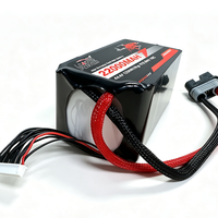 Batterie Lipo pour drone FPV UAV haute densité de puissance 44,4V semi-solide 400Wh/Kg 450Wh/Kg 22000mAh 22AH avec connecteur XT60 / XT90 QS9L