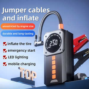 Gonfleur de pneus numérique 150 psi, remplissage rapide d'air, pompe à pneus de voiture électrique portable 12 V avec écran intelligent - Product Image 4