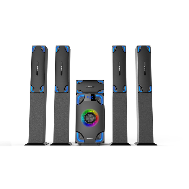 TK-909 5.1 Home Theater System Multimedia Speaker  Speaker System With BT/FM/USB/MP3/SD/Remote Rontrol