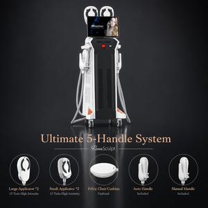 <span class=keywords><strong>Appareil</strong></span> de technologie professionnelle <span class=keywords><strong>pour</strong></span> cliniques de beauté, 5000W 15 Tesla RF, 4 poignées, MMS, gain musculaire, brûlage des graisses, <span class=keywords><strong>pour</strong></span> le remodelage corporel - Product Image 4
