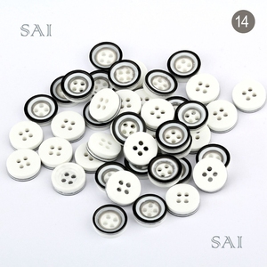 Nút Màu Nhựa Resin Bán Chạy <span class=keywords><strong>20</strong></span> L Phong Cách Mới 2023 Nút 4 Lỗ Gắn Ngoại Quan Tròn - Product Image 6