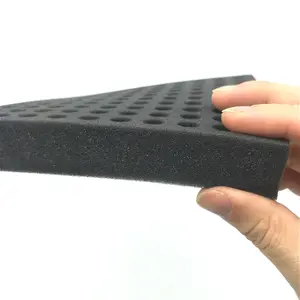 Black Soft Sponge Epe Foam Tray For Chicken Quail Egg Insert Holes Packaging