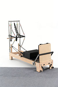 Reformer de Pilates en bois réglable et durable pour usage commercial et domestique, portable pour les studios de <span class=keywords><strong>yoga</strong></span> et de Pilates et la remise en forme - Product Image 4