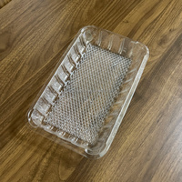 Barquette en plastique PET pour viande avec texture intégrée de maintien de l'eau |   Revêtement anti-buée |   Emballage prêt à la vente au détail