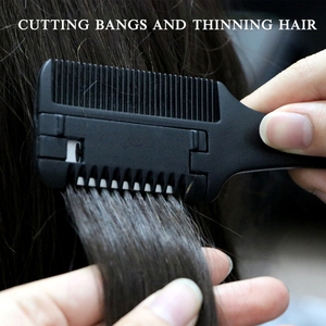 <span class=keywords><strong>Pettine</strong></span> per <span class=keywords><strong>capelli</strong></span> con <span class=keywords><strong>rasoio</strong></span> per sfoltire rimovibile per parrucchieri per tagliare lo Styling del taglio dei <span class=keywords><strong>capelli</strong></span> - Product Image 5