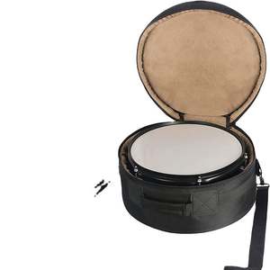Free Sample New Product 1680D Black Durable Portable Dustproof Drum Bag Case <b>Bass</b> Drum Bag With Adjustable Shoulder <b>Strap</b> - Product Image 2