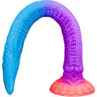 Anneau de pénétration fantaisie Alien Monster avec ventouse, Godemiché en silicone étanche, Jouet sexuel souple pour hommes gays, Insertion anale, Adulte