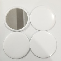 Miroir de poche miniature personnalisé avec logo, 7 cm, rond, simple face, mignon, dessin animé, miroir de maquillage compact pour étudiants, cadeaux promotionnels