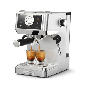 Cafetera <span class=keywords><strong>Espresso</strong></span> CAFELFFE MK-902, 20 Bares, Acero Inoxidable, Potente Espumador de Leche, Latte/Cappuccino, Café Caliente/Frío, 1.5L, 1350W - Product Image 1