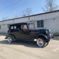 Voiture électrique classique noire de haute qualité à 5 places avec portes, voiture vintage classique, voiture électrique rétro toute neuve