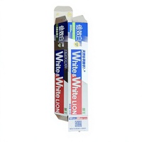 Boîte d'emballage personnalisée pour dentifrice, carton argenté pliable avec logo en relief, revêtement UV inversé