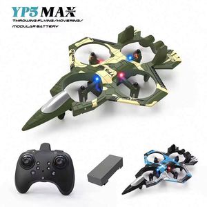 Avión de Combate de Control Remoto para Niños, Modelo de Juguete, Larga Duración, Resistente a Caídas, UAV con Luces, Funciones de Control por Radio Wi-Fi - Product Image 5