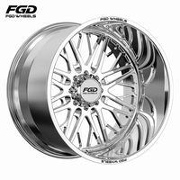 Jantes de camion forgées personnalisées polies 22x12 24x14 24x12 26x16 28x16 30x16 PCD 6x139.7 8x6.5 8x180 8x170 pour GMC Sierra Ford RAM