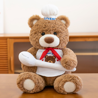 Haute qualité Chef ours éducation bébé en peluche jouet personnalisé ours en peluche cadeau jouet