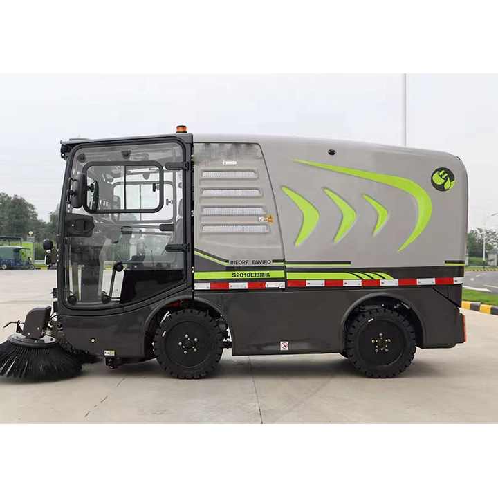 China Brand NEW S2010E 2M Electric Road Sweeper for street road
