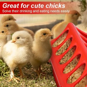 Nuevo Bebedero Automático para Aves de Corral de 1L, Marca Yuou, Equipo Agrícola, Gran Capacidad, Plástico Rojo, para Pollos, Patos y Pájaros - Product Image 6