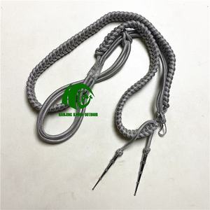 KANGO fabrika el yapmak taktik kullanım tören altın Aiguillette tam in mylar & tel Aiguillettes üniforma tören - Product Image 2