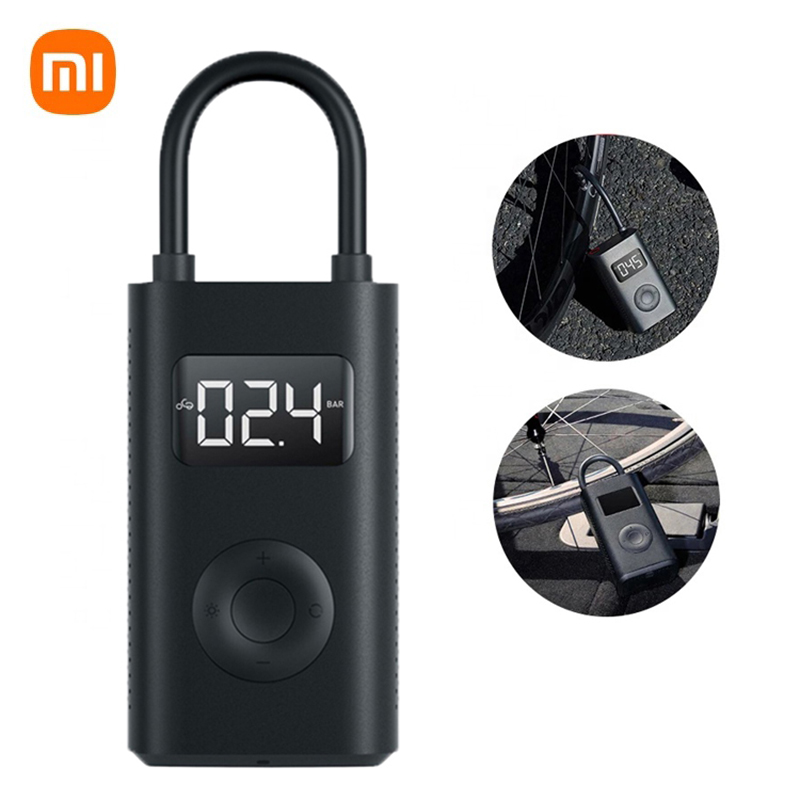 Беспроводной портативный Электрический цифровой автомобильный насос для шин Xiaomi, беспроводной Электрический мини-воздушный насос для надувных шин