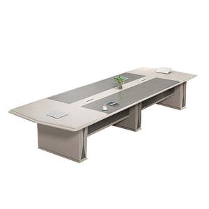 <span class=keywords><strong>Tavolo</strong></span> <span class=keywords><strong>da</strong></span> Conferenza Moderno Minimalista <span class=keywords><strong>da</strong></span> 94 a 276 Pollici (<span class=keywords><strong>da</strong></span> 8 a 23 Piedi) per 6 a 22 Persone con Gestione Cavi - Product Image 6