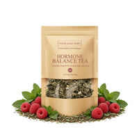 Thé de fertilité ODM pour femmes, équilibre du cycle, à la menthe verte et aux feuilles de framboise rouge, sans caféine, en vrac