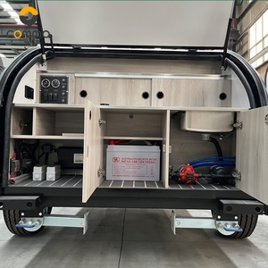 Remorque de <span class=keywords><strong>camping</strong></span> en forme de larme à faible coût, caravanes de voyage économiques, <span class=keywords><strong>camping</strong></span>-car pas cher de moins de 750 kg, sans immatriculation séparée - Product Image 5