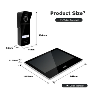 Thông minh 1080P WIFI video chuông cửa liên lạc trực quan IP Camera với hai chiều âm thanh không thấm nước cho gia đình hoặc căn hộ - Product Image 4