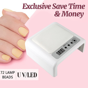 Lámpara UV LED Plegable de Alta Potencia 288W con 72 Leds y Función Temporizable para Curado Rápido de Uñas - Product Image 2