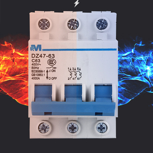 Disjoncteur automatique de haute qualité MCB DZ47-63 230V 400V 1P2P3P4P 6A10A16A20A25A32A 50Hz à boîtier moulé - Product Image 2