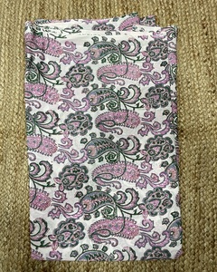 Tela 100% algodón estampada a mano, tela suave natural estampada a mano por yarda, tela para vestidos de mujer - Product Image 1
