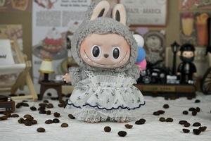 라부 옷 17cm 인형 옷 버블 레이스 스커트 전체 원피스 공주 원피스 라부 액세서리 라부 옷 - Product Image 3