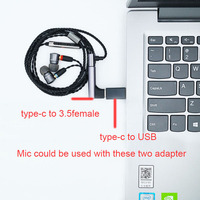 Set CIP Digital 32bit USB Tipe C Ke 3.5Mm Earphone Kabel Adapter Audio Aux untuk Earphone Xiaomi