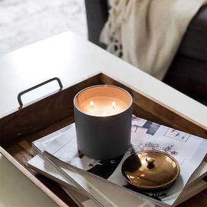 Vela de cerámica resistente con tapa - Product Image 4