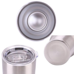 20oz doble pared con aislamiento de agua de acero inoxidable taza de vasos con tapa corredera curva vino vaso - Product Image 6