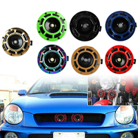 Red Msm Supertone Auto Bocina 12V Đĩa 335HZ/400HZ Âm Nổ Siêu Lớn Âm Thanh Cao Và Lưới Tản Nhiệt Xe Điện Kim Loại Thấp