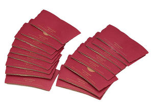 Xinrunjin Eco Friendly Corrugated Paper Cup Sleeve Custom <b>Printed</b> 80 90mm <b>Coffee</b> Milk Tea Cup Holder Heat Insulation Anti Scald - Product Image 4