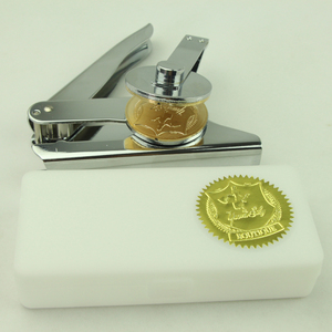 Timbro a Secco Personalizzato in Acciaio Inossidabile con Design a Rilievo, Crea il Tuo Timbro Personalizzato per Aziende, Notai e Uffici - Product Image 4