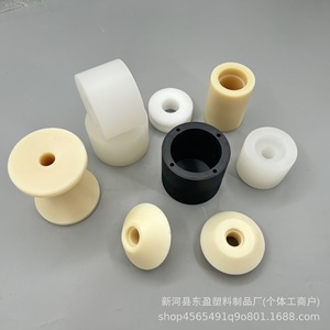 Poulies et roues en nylon, pièces usinées, beige, composants en plastique industriels et agricoles - Product Image 4