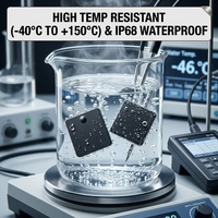 Etiqueta RFID de Microcerámica Personalizada Anti-Metal con Chip UHF de Alta Temperatura para Inventario de Racks de Servidores IT