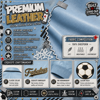 Blouson universitaire sur mesure en cuir rayé en peau de mouton avec broderie 3D, patch de football, applique lettre et strass, vêtement d'extérieur personnalisé
