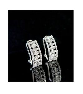 Xinfly New Design Woman 18k Fine Jewelry Gold and Natural Diamond Hoop <b>Earrings</b> - Product Image 1